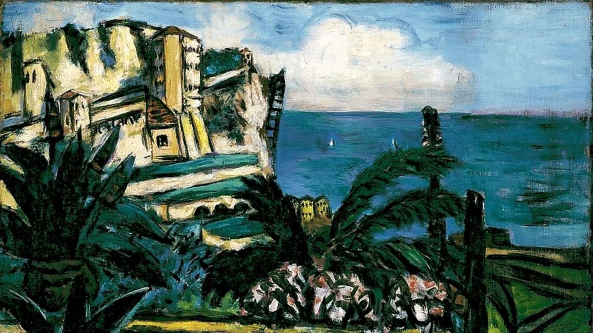 Pesaggio della Riviera con rocce, 1942